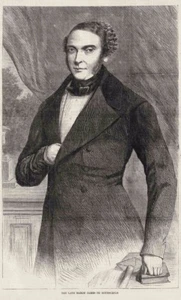 James Jacob Mayer de Rothschild Banca Francesa Dinastía de Rothschild Frères 1868 - Imagen 1 de 1