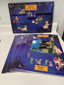 Vintage 1992 The Great Fairy Tales Treasure Chest Tormont Publications, Complete - Imagen 1 de 9
