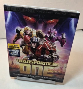 Transformers One (4K/Blu-ray) Collector SLIPCOVER-NEW-Box Shipping with Tracking - Picture 1 of 9