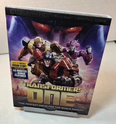Transformers One (4K/Blu-ray) Collector SLIPCOVER-NEW-Box Shipping with Tracking - Image 1 of 4