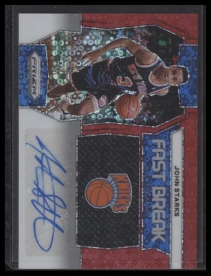 Autógrafos Fast Break 2023-24 Panini Prizm #FB-JSY John Starks rojo #/99 Foto 1 de 2