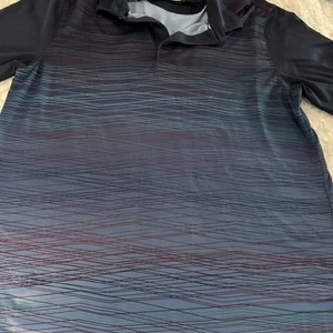 Men’s Greg Norman Dry Fit Golf Shirt Size XL Navy Blue - Picture 1 of 6