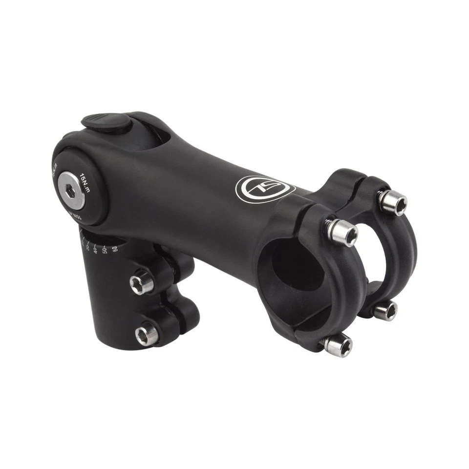 Sunlite Adjustable Aluminum Top Mount Stem 0-60 for Road & MTB Bikes, - Image 1 of 1