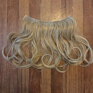 Dark Blonde Wavy Clip-In Hair Extension 12" Synthetic Long Hair2Wear - Picture 1 of 7