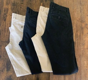 Gap Set 4 Pantaloni Colore Nero e Crema Tutti Stessa Taglia 30x30 Slim (Usati) - Foto 1 di 13