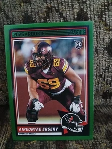 2025 Panini Score Football Aireontae Ersey #77 RC Green Houston Texans - Picture 1 of 2