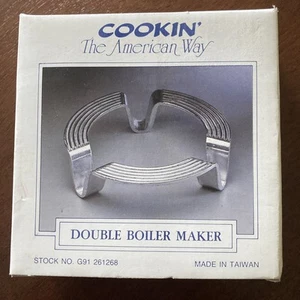 COOKIN' THE AMERICAN WAY - CALDERA DOBLE ~ NUEVO EN CAJA - Imagen 1 de 4