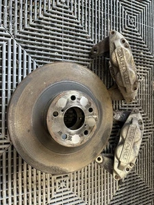 Subaru Impreza Wrx 1993-2007 PAIR Four Pot Front Brake Calipers Discs Pads - Picture 1 of 8