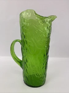 MCM Captivating Dark Lime Green Water / Ice Tea Pitcher Excellent Condition - Bild 1 von 22
