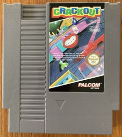 NES ~ CRACKOUT ~ Nintendo Game 3 Screw NES-37-AUS Game Cart Only Pal A