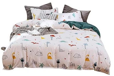  Funda Edredón Dinosaurio Talla Queen para Niños Niños Reina (Sin Edredón) Multi 5 Foto 1 de 4