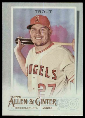 Mike Trout 2020 Topps Allen & Ginter Foil #85 Los Angeles Angels - Image 1 of 2