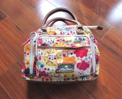 LILY BLOOM ~ Sweetest! "HELLO SUNSHINE" Whimsical Dome Sachel Tote Carry Bag - Image 1 of 4