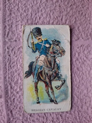 JOHN H DOCKMAN USA - MILITARY PICTURES # BELGIAN CAVALRY creased low grade - Image 1 of 2