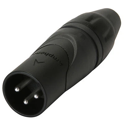 AMPHENOL AUDIO Amphenol AX3MB Male XLR Connector Black