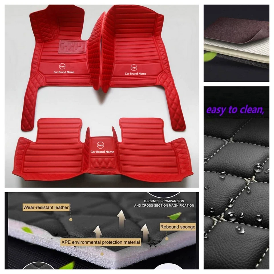 Fit Toyota Solara 1999-2009 Car Floor Mats All Weather Custom Auto Carpets Rugs Foto 1 de 4