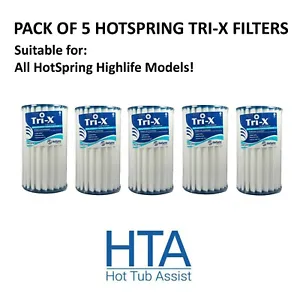 5x HotSpring Tri-X Ceramic Filter from Hot Tub Assist - Picture 1 of 1