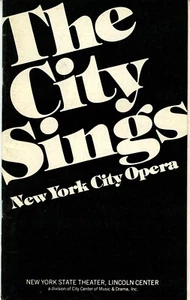 New York City Opera Programma Autografato - Tosca - Foto 1 di 2