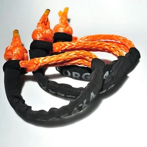 3pack Australian made Soft shackle 15000kg 55cm 4WD recovery George4x4 Orange - Picture 1 of 5