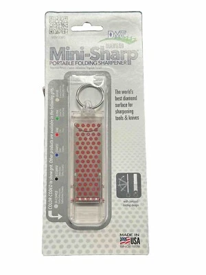DMT  Diamond Mini-Sharp Coarse Grit Knife Sharpener w/ Keyring - Image 1 of 4