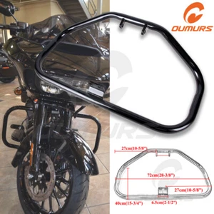 Engine Guard Crash Bar For Harley Sportster 1200 883 Custom XL883 1200 1984-2003 - Picture 1 of 12