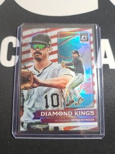 2022 Donruss Optic Bryan Reynolds Freedom Prizm Diamond Kings #04/46 Pirates