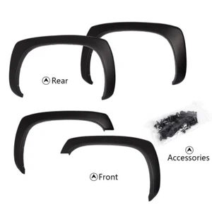 Fit For Chevy Silverado GMC Sierra 1999-06 Matte Wheel Cover Fender Flares - Bild 1 von 12