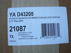 Yukon Gear & Axle YA D43205 Stub Axle - Foto 1 di 2