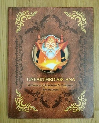 🔱 UNEARTHED ARCANA 🔱 ADVANCED DUNGEONS AND & DRAGONS 1e AD&D DELUXE Manual eng - Immagine 1 di 4