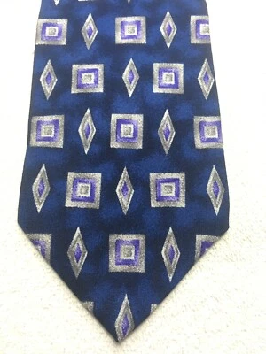 ALFANI CORBATA HOMBRE AZUL CON GRIS Y MORADO 4 X 57 Foto 1 de 4