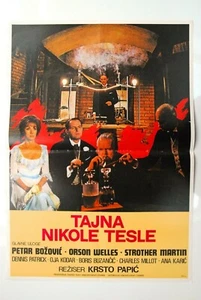 SECRET LIFE OF NIKOLA TESLA #1 ORSON WELLES 1980 RARE EXYU MOVIE POSTER - Bild 1 von 2