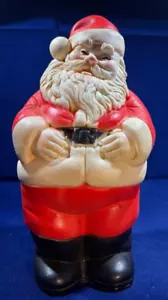 Vintage Charming Edward Mobley Arrow Rubber Squeaky Santa Germany - Picture 1 of 5