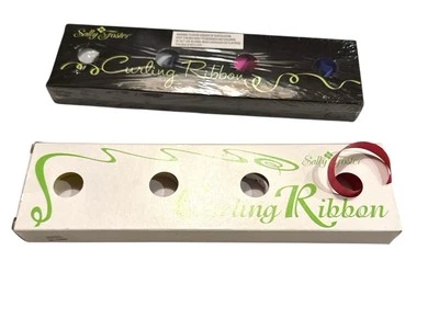 Vintage Sally Foster Gift Curling Ribbon Rolls Multicolored Gift Wrap Bows 2 Box - Image 1 of 4