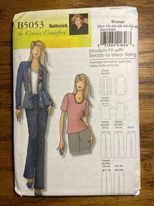 Butterick Connie Crawford B5053 Pattern Jacket Blouse Pants Women XXL-6X - Picture 1 of 2