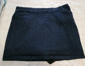 Croft & Barrow Denim skort 20W - Picture 1 of 4
