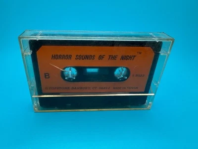 Cinta de casete Topstone Horror Sounds Of The Night de colección de los años 90 Halloween 5023 Foto 1 de 4