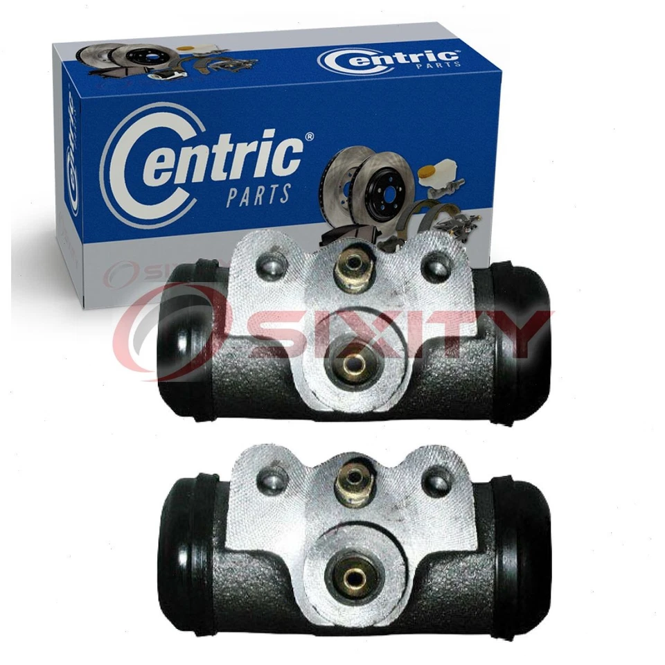 Cilindros de rueda de freno de tambor trasero céntricos de 2 piezas para Henry J Corsair 1953-1954 nb Foto 1 de 4