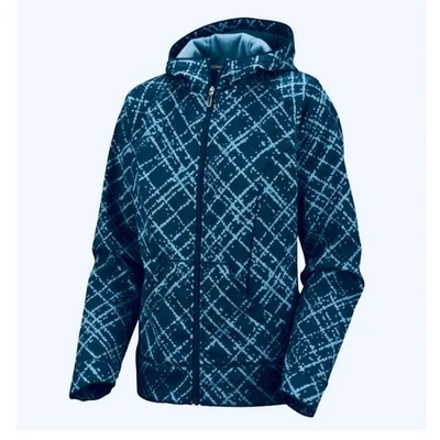 Chaqueta para mujer Columbia Sweet Slope ligera suave con cremallera L verde azulado Foto 1 de 4