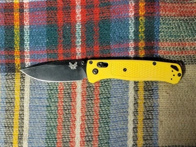 Benchmade Bugout 折叠刀 - 黄色/黑色 (535BK-2) * 二手状况  — 第 1/4 张图片