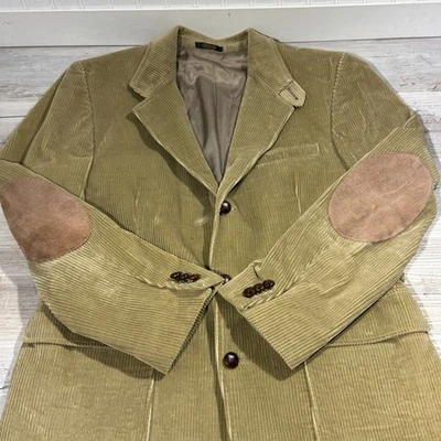 Vintage Orvis Sportcoat 40L Men Corduroy Blazer Jacket Leather Elbow Patches USA - Image 1 of 4