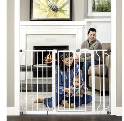 Puerta de seguridad para bebé Regalo 1160 Easy Fit - blanca Foto 1 de 4