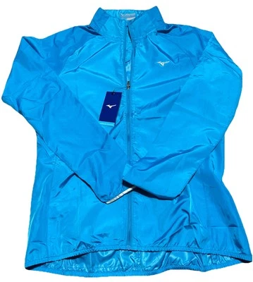 Chaqueta cortavientos Mizuno Performance para mujer azul talla L nueva con etiquetas ligera para correr Foto 1 de 4