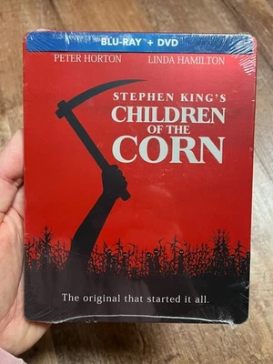 Children of the Corn w. Steelbook (Blu-ray + DVD, 1984, Region A/1) *NEW* Foto 1 de 4