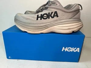 Hoka One One Bondi 8 Herren Größe 9,5 2E Weite Grau Laufschuhe Turnschuhe - Bild 1 von 18