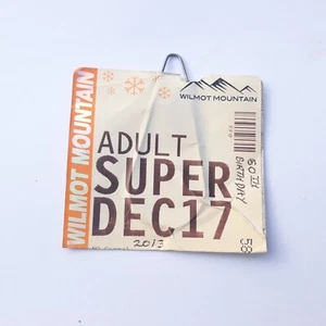 Wilmot Mountain WI Wisconsin Ski Jacket Tag 2013 - Picture 1 of 2