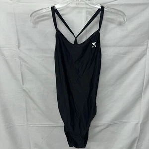 TYR Damen Badeanzug schwarz Alliance T Splice Maxfit Einteiler Größe 36 - Bild 1 von 4