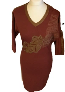 NASELLO Designer Pencil Dress Size 8 Eur 36 Cotton/Elastane 5271 - Picture 1 of 7