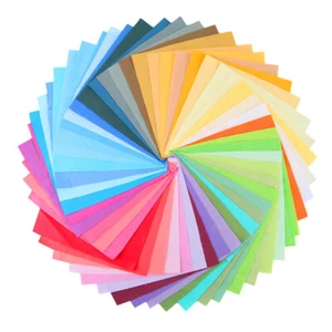 50PCS  Plain  Fabric Patchwork Cloth Crafts Sewing 10pcs 10cm - Picture 1 of 5