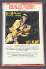 Music Cassette Stevie Ray Vaughn and Double Trouble - Live Alive - 1986 - Vg/Ex