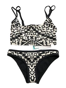 SEAFOLLY KASBAH D CUP CROP SINGLET BIKINI WITH SCUBA HIPSTER BREIF SIZE 8 - Picture 1 of 8